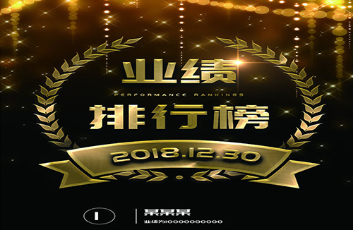 业绩排行榜