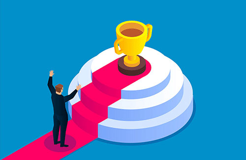 走向奖杯的商人