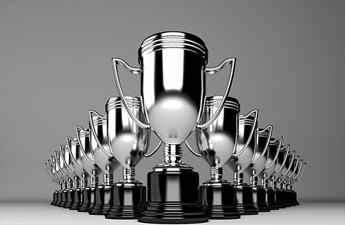 成行的奖杯
